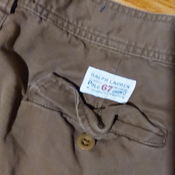 🌛🌛POLO RALPH LAUREN CHINO CARGO SHORTS SIZE 33 BROWN TANISH COLOR - Picture 5 of 5